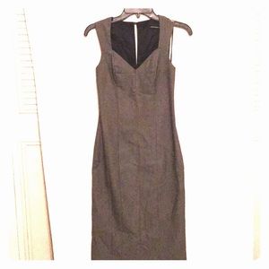 Express Grey dress with black lining
